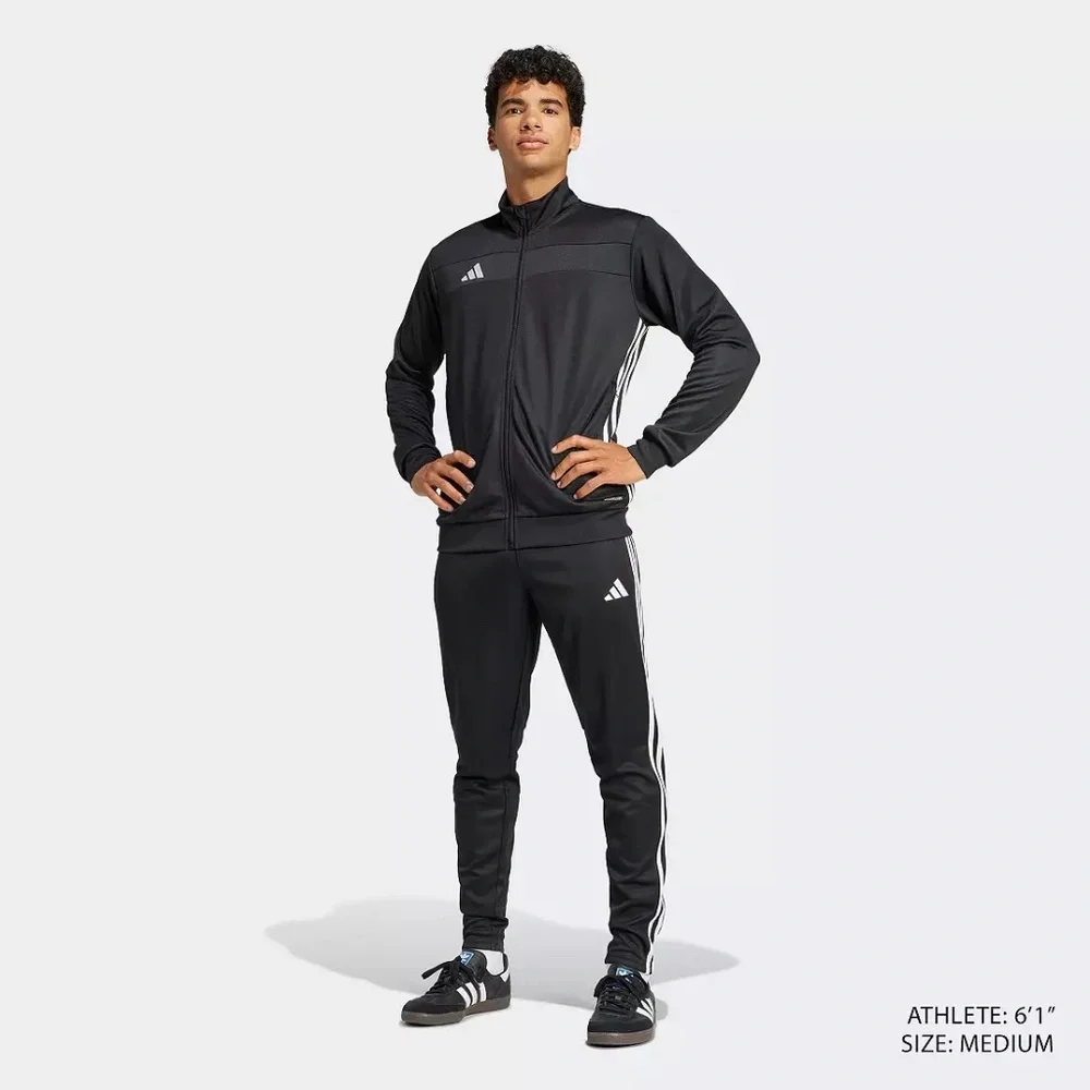 NWT Adidas Men's Tiro 25‎ Black Essentials Aeroready Football Track Pants